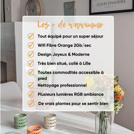 Le Design *Vieux Lille*Parking Gratuit*Fibre Apartment La Madeleine  Exterior photo